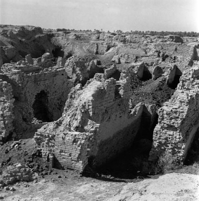 Ruiny Wiszących Ogrodów Babilonu 
